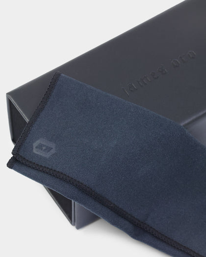 James Oro Black Amour Sunglasses Black