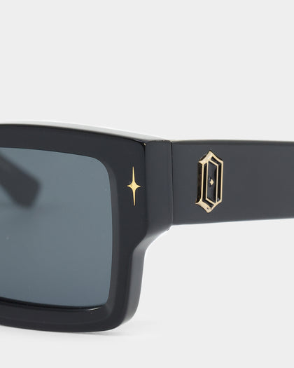 James Oro Black Icon Sunglasses Black