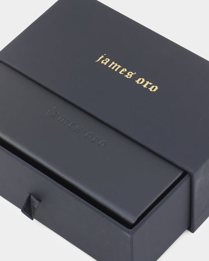 James Oro Black Icon Sunglasses Black