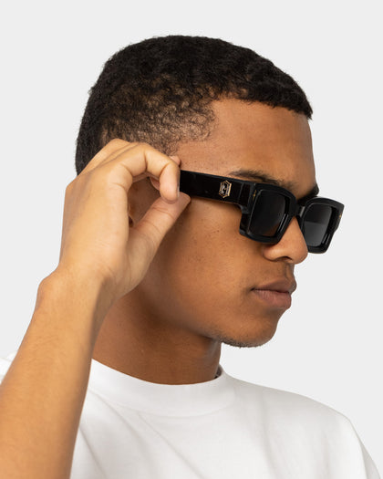 James Oro Black Icon Sunglasses Black