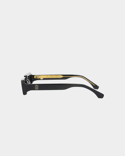 James Oro Black Ryder Sunglasses Black
