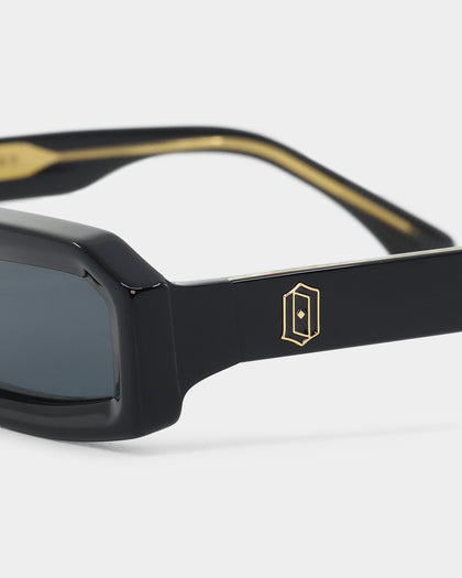 James Oro Black Ryder Sunglasses Black