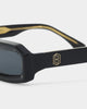 James Oro Black Ryder Sunglasses Black