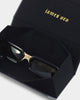James Oro Black Ryder Sunglasses Black