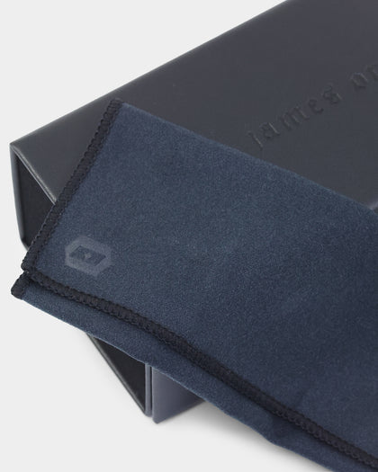 James Oro Black Ryder Sunglasses Black