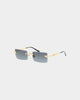 James Oro Black Tint Serpent Authentic Sunglasses Black