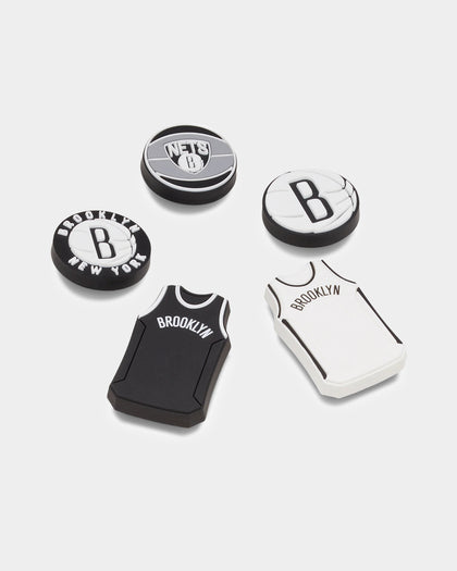 Crocs Brooklyn Nets 5 Pack Jibbitz Charms Multi
