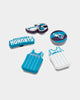 Crocs Charlotte Hornets 5 Pack Jibbitz Charms Multi