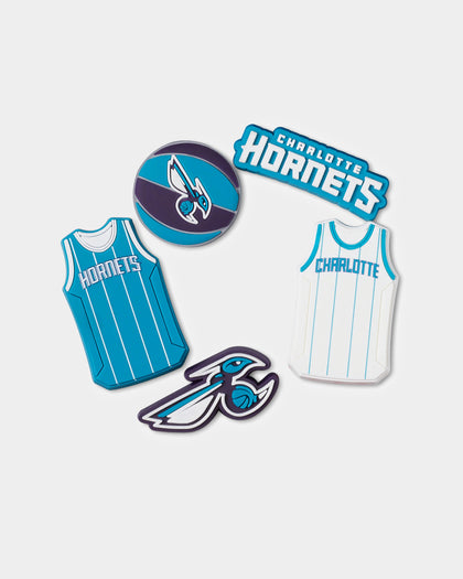 Crocs Charlotte Hornets 5 Pack Jibbitz Charms Multi