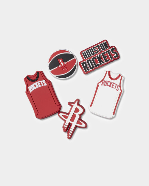 Crocs Houston Rockets 5 Pack Jibbitz Charms Multi