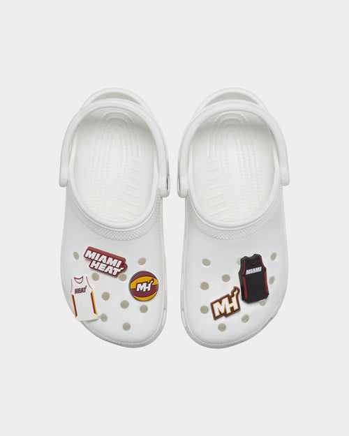 Crocs X NBA Miami Heat 5 Pack Jibbitz Charms Multi