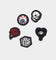 Crocs Punk Patch 5 Pack Jibbitz Charms Multi