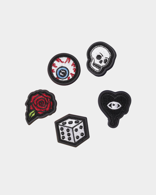 Crocs Punk Patch 5 Pack Jibbitz Charms Multi