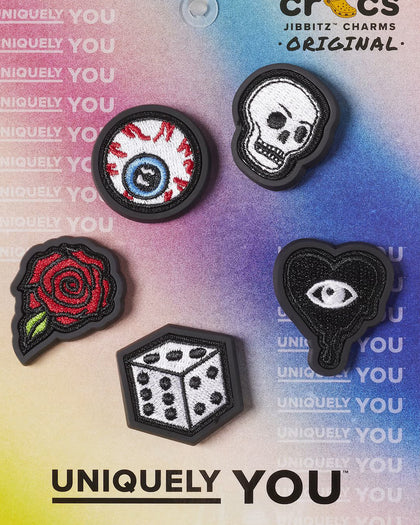 Crocs Punk Patch 5 Pack Jibbitz Charms Multi