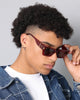 9FIVE Locks Sunglasses Maroon