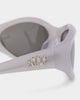 Loiter X Nuqe Raver Sunglasses Silver