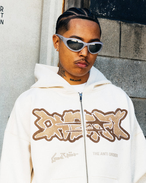 Loiter X Nuqe Raver Sunglasses Silver