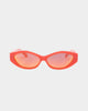 Loiter X Nuqe Ethereal Sunglasses Coral Crush