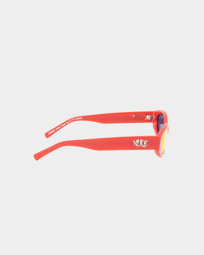 Loiter X Nuqe Ethereal Sunglasses Coral Crush