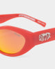 Loiter X Nuqe Ethereal Sunglasses Coral Crush