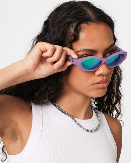 Loiter X Nuqe Ethereal Sunglasses Lilac Dawn