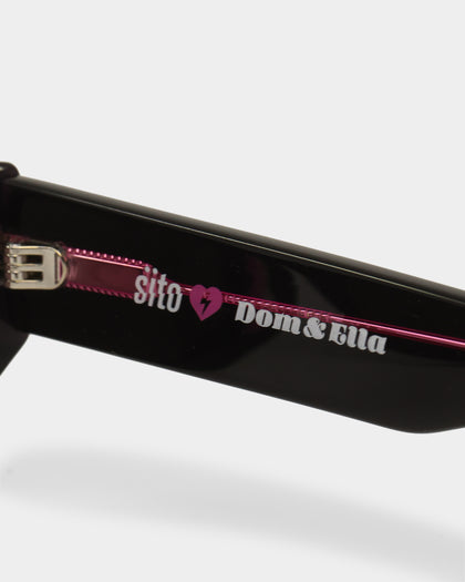 Sito X Dom & Ella Diamond Sunglasses Black/Cupid/Roy
