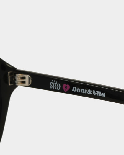 Sito X Dom & Ella The Void Sunglasses Black/Blue Mart