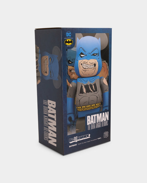Medicom Toy Be@Rbrick X DC Comics Batman The Dark Knight Returns Triumphant 1000% Figure Blue/Grey