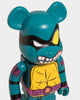 Medicom Toy Be@Rbrick X Teenage Mutant Ninja Turtles Slash 1000% Figure Multi