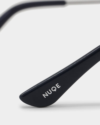 Nuqe Maverick Sunglasses Navy/Silver