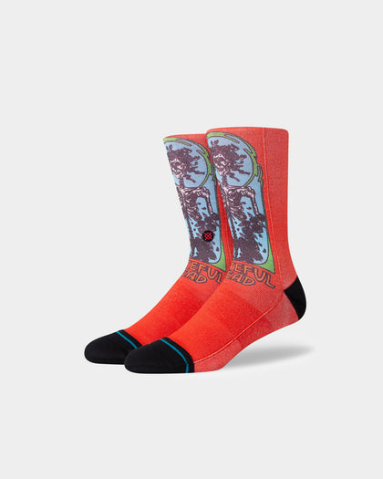 Stance X The Grateful Dead Ful Crewcut Socks Washed Black