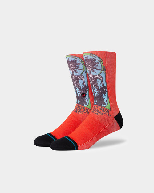 Stance X The Grateful Dead Ful Crewcut Socks Washed Black