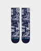 Stance Hawaii Pattern Crewcut Socks Blue