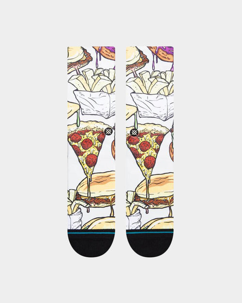 Stance Neen Crewcut Socks Vintage White