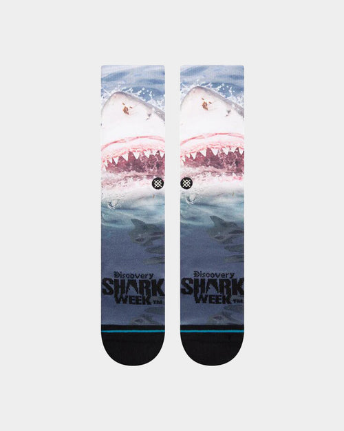 Stance Pearly Whites Crewcut Socks Blue
