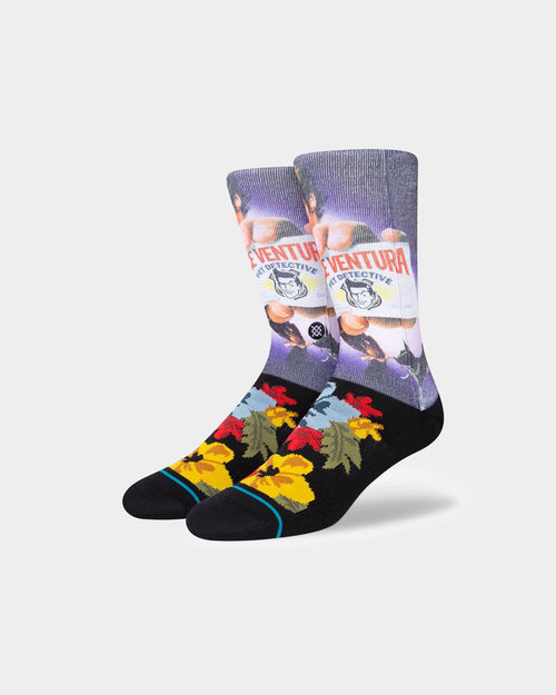 Stance X Ace Ventura:Pet Detective Pet Detective Crewcut Socks Black