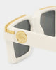 Belvoir & Co Hendrix Billion Sunglasses White