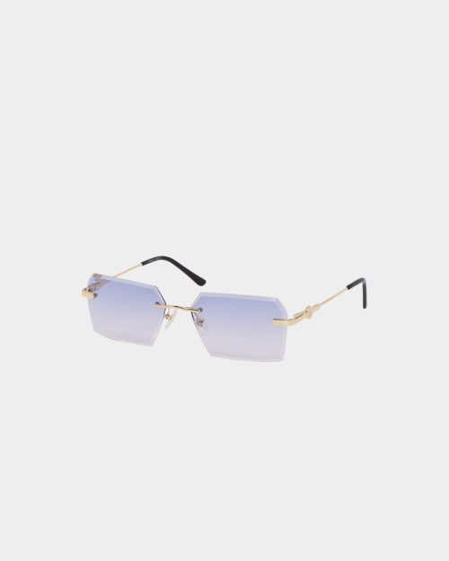 Belvoir & Co Kennedy Sunglasses Blue/Gold