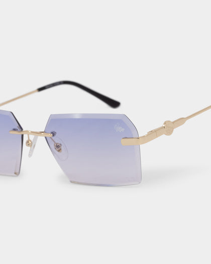 Belvoir & Co Kennedy Sunglasses Blue/Gold