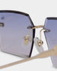 Belvoir & Co Kennedy Sunglasses Blue/Gold
