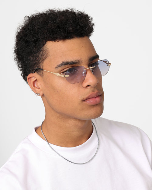 Belvoir & Co Willow Sunglasses Blue/Gold