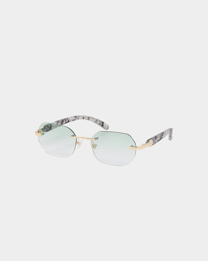 Belvoir & Co Willow Sunglasses Green/Marble
