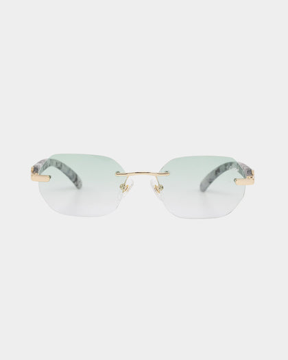 Belvoir & Co Willow Sunglasses Green/Marble
