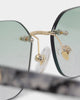 Belvoir & Co Willow Sunglasses Green/Marble
