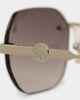 Belvoir & Co Willow Sunglasses Smoke/Silver