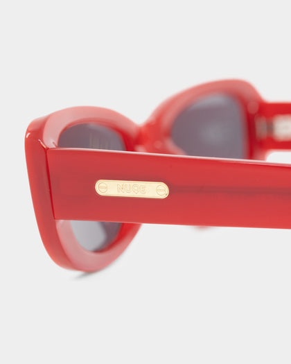 Nuqe Jean Sunglasses Cherry Red/Black