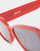 Nuqe Jean Sunglasses Cherry Red/Black