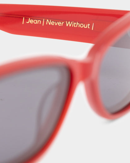 Nuqe Jean Sunglasses Cherry Red/Black