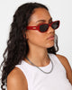 Nuqe Jean Sunglasses Cherry Red/Black