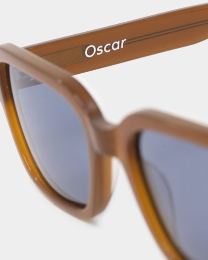 Nuqe Oscar Sunglasses Brown/Blue